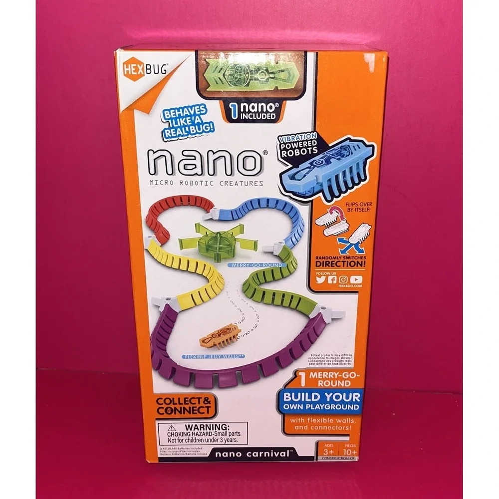 Hexbug Nano‎ Carnival Micro Robotic Creatures Construction Kit Includes 1 nano